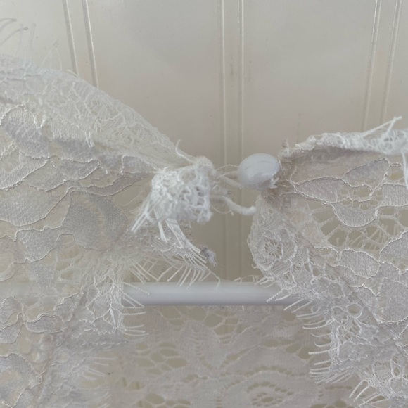 2 for $12 💖 Women’s White Lacey A-Line Party Dress Size Small - Picture 7 of 7